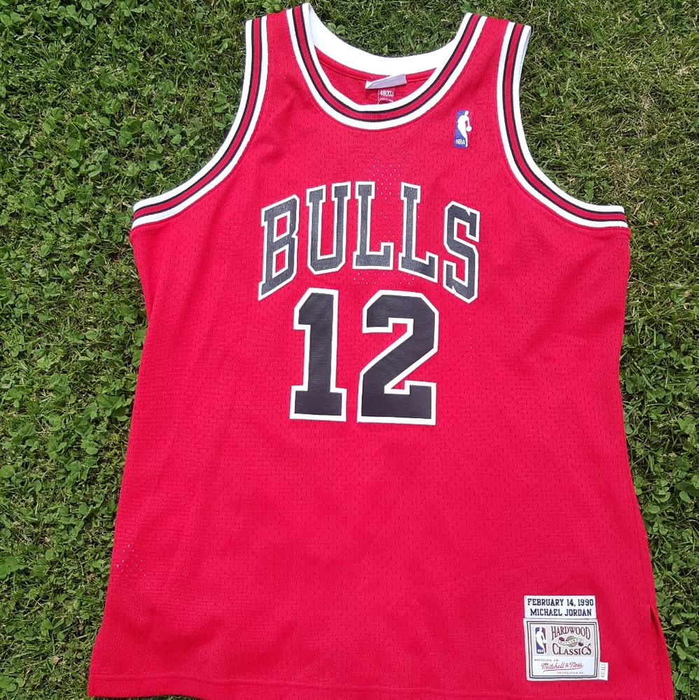 XL Michael Jordan Mitchell and Ness #12 Jersey